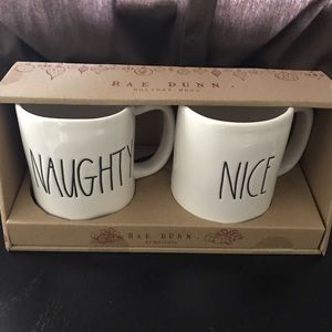 Rae Dunn Mug Bundle Naughty and Nice Mug